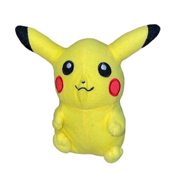 Pokémon Pikachu 6” Yellow Plush Toy Stuffed Animal - Picture 1 of 7